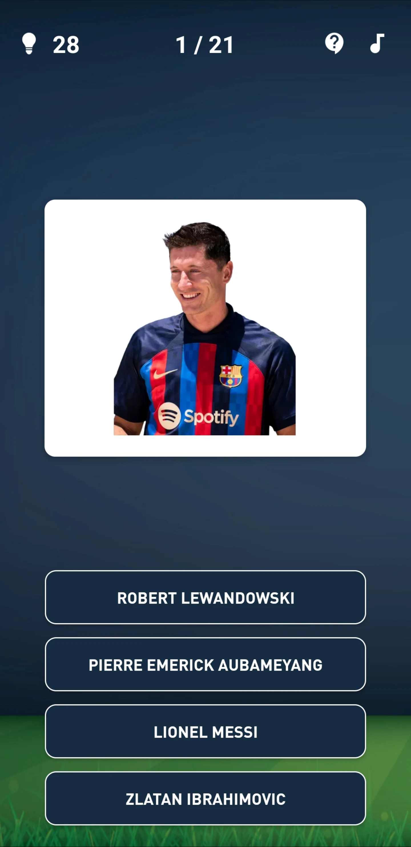 Guess The Soccer Player Quiz screenshot